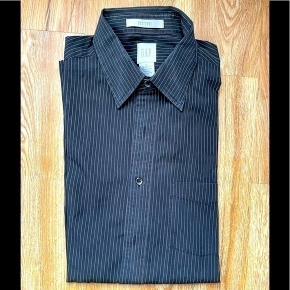 Gap casual button down dress long sleeve shirt